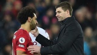 محمد صلاح وجيرارد في ليفربول