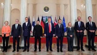 ترامب وزيلينسكي وقادة من أوروبا