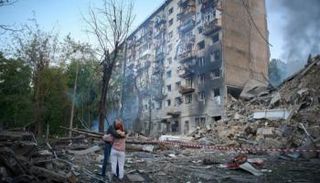 دمار في كييف-صورة أرشيفية