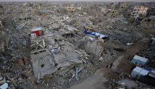 جانب من الدمار الهائل في قطاع غزة - أرشيفية