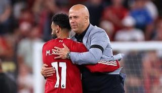 أرني سلوت ومحمد صلاح