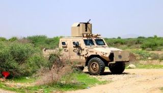 آلية للقوات الجنوبية في أبين - أرشيفية