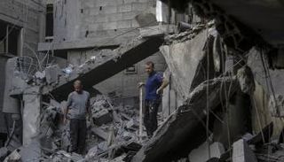 آثار الدمار في غزة