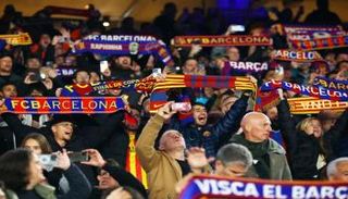 جماهير برشلونة 