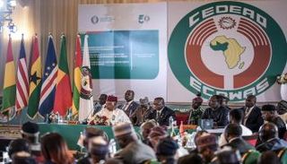 جانب من اجتماع قادة إيكواس