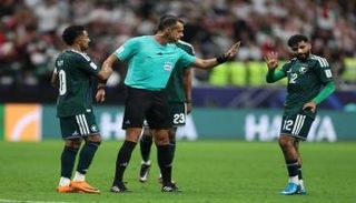 من مباراة السعودية والأردن