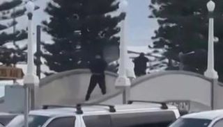 ساجد ونافيد أكرم خلال هجوم سيدني