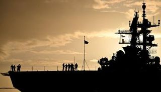 سفينة هجوم برمائية أمريكية في بورتوريكو