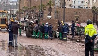 آثار السيول في المغرب