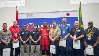 تمرين الاستجابة للزلازل بجنوب إفريقيا