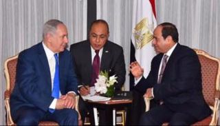 السيسي ونتنياهو في لقاء سابق