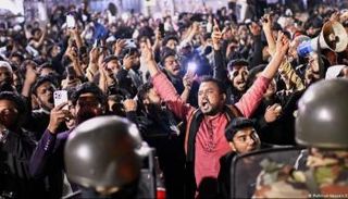 جانب من الاحتجاجات في بنغلادش