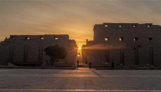 تعامد الشمس على معابد الأقصر في مصر 2025