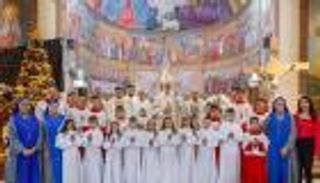 قداس عيد الميلاد.. أجراس كنيسة قصفتها إسرائيل تصدح في غزة (صور)