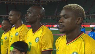 من مباراة مصر وزيمبابوي في أمم أفريقيا