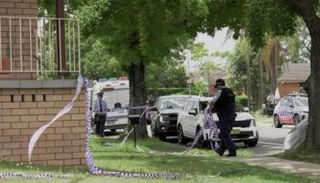 الشرطة في موقع الحريق