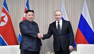 فلاديمير بوتين وكيم جونغ أون