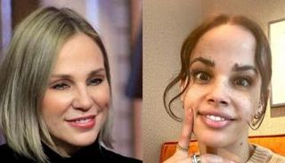 شيرين رضا وابنتها