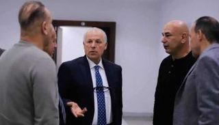 هاني أبوريدة مع حسام حسن