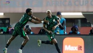 فيكتور أوسيمين من مباراة نيجيريا وتونس