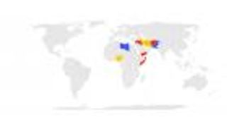 خريطة الغارات الأمريكية في عهود ترامب وبايدن وأوباما