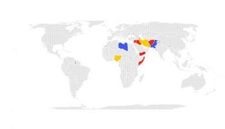 خريطة الغارات خلال إدارات ترامب وبايدن وأوباما - مجلة 