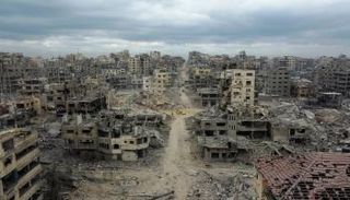 الدمار في مدينة غزة جراء الحرب