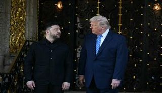 الرئيسان الأمريكي دونالد ترامب والأوكراني فولوديمير زيلينسكي