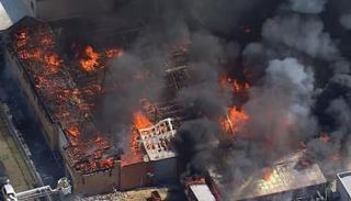 صورة للحريق