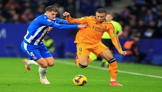 من مباراة إسبانيول ضد ريال مدريد