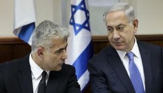 بنيامين نتنياهو ويائير لابيد