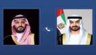 محمد بن زايد يبحث مع ولي العهد السعودي «التطورات بالمنطقة»