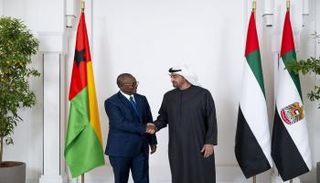 الشيخ محمد بن زايد آل نهيان ورئيس غينيا بيساو