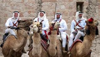 الجنود البريطانيون خلال الرحلة