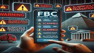 صورة مولدة بالذكاء الاصطناعي عن منصة الاحتيال الرقمية FBC