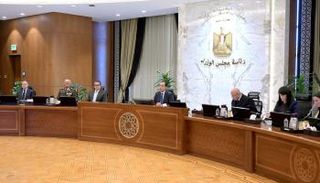 جانب من اجتماع مجلس الوزراء اليوم 