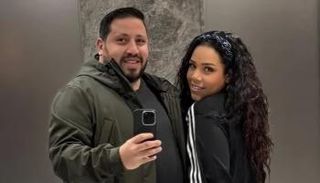 شيماء سيف وزوجها محمد كارتر