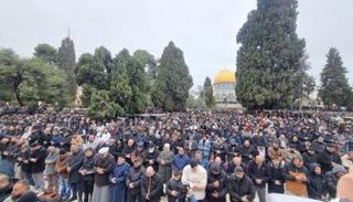 الجمعة الأولى من رمضان في المسجد الأقصى