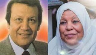 عفاف رشدي وشقيقها محمد