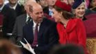 لحظات رومانسية بين كيت ميدلتون والأمير ويليام في «يوم الكومنولث»