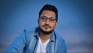 الصحفي أحمد عوضه المختطف منذ ٤ أيام لدى الحوثيين