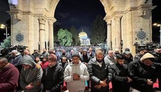 صلاة التراويح في المسجد الأقصى