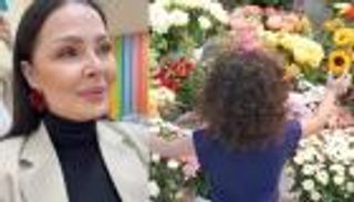 ديانا كرزون تغالب دموعها في أول احتفال مدرسي لابنتها