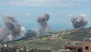 جانب من الضربات الإسرائيلية في لبنان