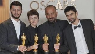 المخرج الفلسطيني حمدان بلال في حفل تكريم