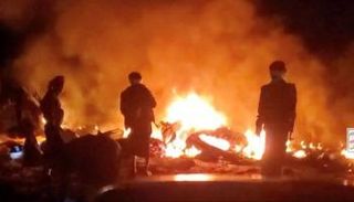 آثار الغارات الأمريكية على مواقع الحوثيين