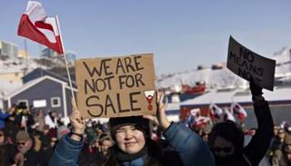 احتجاجات في غرينلاند ضد أمريكا