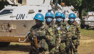 جنود من البعثة الأممية في أفريقيا الوسطى