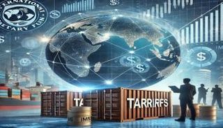 تداعيات الرسوم الجمركية على الاقتصاد العالمي (مولدة بتقنية AI)