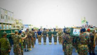 جانب من تشييع مليشيات الحوثي لقتلاهم